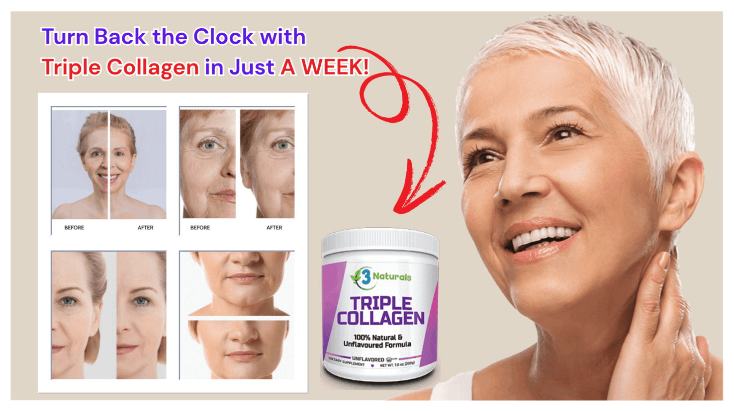 Triple Collagen Wrinkle Reduction Formula